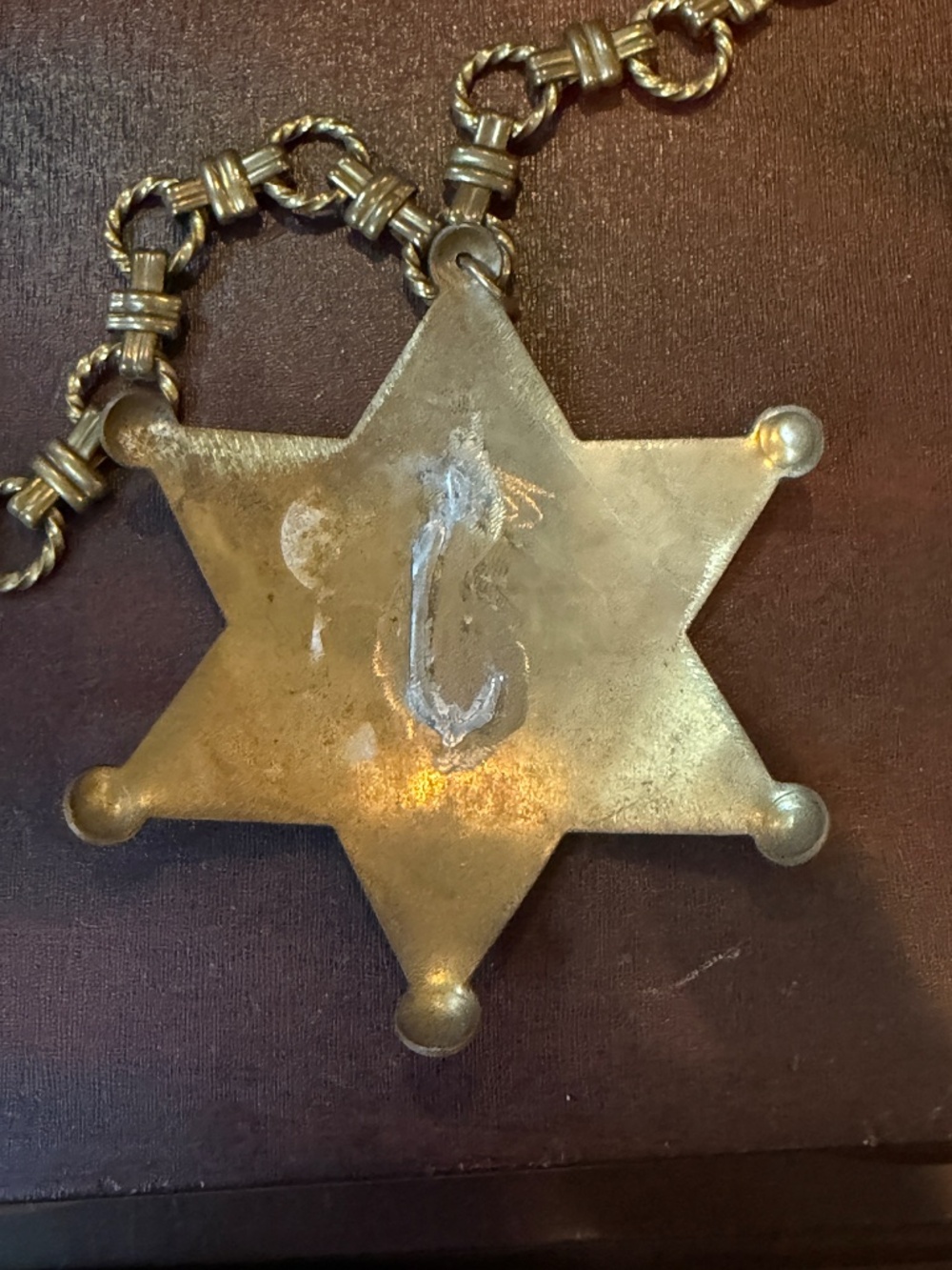 Made in the Deep South Sheriff’s Badge Necklace - Picture 3 of 4